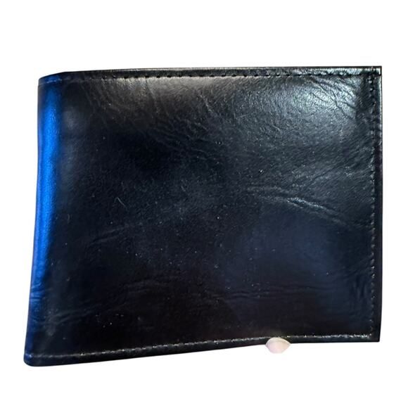 Vintage Heritage Leathers Black Leather Wallet - Picture 1 of 6